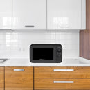 Forno a Microonde 20 Litri 6 Livelli Potenza 700 W Funzione Scongelamento Nero      