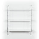 Mensola Neelix con 3 ripiani bianchi 60x15x68 cm bianco 