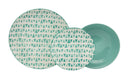Servizio Piatti 18 Pezzi in Porcellana con Decori Collection Meridiana Decor