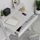 Scrivania da parete 94x50x91 cm Cowork bianca con cassetto