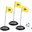 Set 8 Ostacoli da Calcio per Allenamento Gioco per Bambini da Esterno con Bersagli Dunlop
