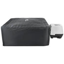 Copertura Termica Perimetrale Spa Per Vasca Idromassaggio Oslo Plus 188x188x70 cm in Poliestere e PU Nero  