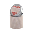 Set 2 Barattoli con Cuori Misure12x13 cm