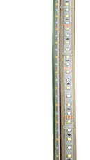 Specchio da Muro LED Simple Ovale 60x3,5x80 cm in Specchio Argento      