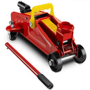 Crick Auto Sollevatore Idraulico 2 Ton con Martinetto Sollevamento Meccanico Rosso      