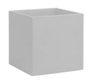 Vaso 50x50 cm in Resina Arkema Iris Vase Bianco