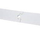 Kit per Porta Scorrevole con Binario 183 cm in Acciaio Bianco