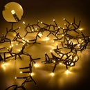 Luci di Natale 1000 LED 20m Bianco Caldo da Esterno