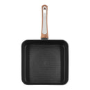 Bistecchiera 26x26 cm Antiaderente Induzione Silex Elegance Wood Nero