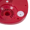 Macchina per Zucchero Filato 450W in Acciaio Inox Rossa