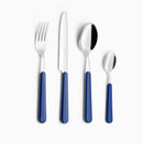 Servizio Set di Posate 24 pezzi in Acciaio Inox Eme Brio Blu 55