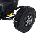 Go-Kart a Pedali per Bambini Nero e Bianco 