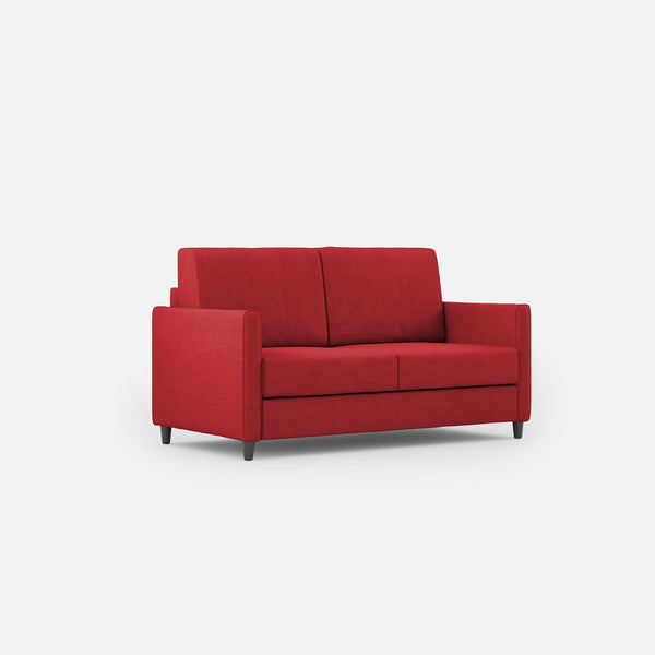 Divano 2 Posti 158x85x85 cm Karay in Tessuto Rosso online