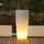 Vaso Luminoso Ø37,5x102 cm in Resina Arkema Tondo 102 SL