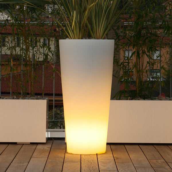 Vaso Luminoso Ø37,5x102 cm in Resina Arkema Tondo 102 SL sconto