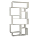 Libreria Moderna 168x96x25 cm Scaffale 8 Ripiani in MDF Bianco     