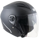 Casco Jet per Scooter Visiera Lunga CGM Daytona 130A Nero Opaco