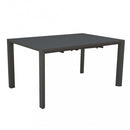 Tavolo Bilbao 150x100/150x74 h cm in Alluminio Antracite