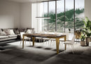 Tavolo Allungabile 180-284x90x80 cm Flame Evolution Noce