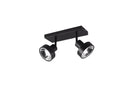 Faretto da Interno a LED in Metallo Nero Opaco