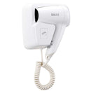 Asciugacapelli Parete Muro Hotel Phon Asciuga Capelli Bagno Casa Albergo 1100W