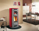 Pedana Salvapavimento per Stufe a Pellet e Legna 80x60 cm in Acciaio Nera