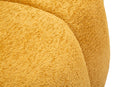 Divanetto Ball Senape 145x80x69 cm in Compensato e Spugna e Poliestere Senape      