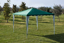 Gazebo da Giardino in Acciaio 2x2m Bauer Verde