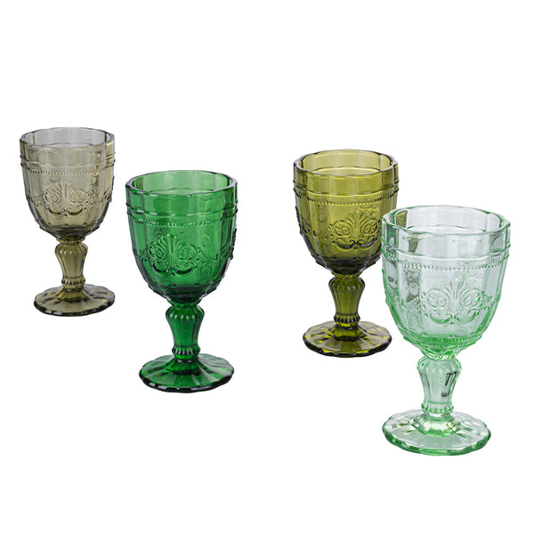 Set 4 Calici Syrah Greenery in Vetro VdE Tivoli 1996 Verde online