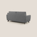 Divano Letto 3 Posti 208x97x96 cm in Tessuto Grigio