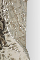 Specchio Argelux Rettangolare 70x6,5x160,5 cm in Ferro e Specchio e MDF Argento      