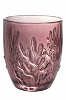 Set 6 Bicchieri Acqua in Vetro 340 ml Villa d'Este Home Tivoli Coral Provence