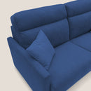Divano Letto 3 Posti 196x102x97 cm in Tessuto Blu