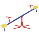 Altalena per Bambini da Giardino 182x77x43 cm in Metallo Multicolor