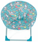 Set 2 Sedie da Giardino Pieghevoli per Bambini in Ferro Soriani Moonchair Unicorno
