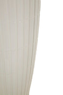 Vaso Ceramica Shopping Ø18x45 cm in Ceramica Bianco e Oro      