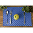 Set 6 Tovagliette Rettangolari in Plastica Villa d'Este Modern Blu
