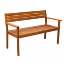 Panca Minerva 2 Posti 135x59x85 h cm in Legno di Acacia Marrone chiaro