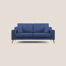 Divano 2 Posti 166x95x91 cm in Tessuto Blu