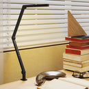 Lampada da Scrivania LED Dimmerabile con Morsetto e Braccio Regolabile Nero      