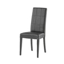 Set 2 Sedie 47x47x101 cm Lory ecopelle grigio
