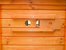 Pollaio da Giardino 198x75x103 cm Per 3-4 Galline in Legno Naturale 