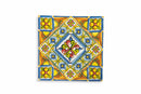 Set 6 Piatti Quadrati in Porcellana 30x30 cm Villa d'Este Home Tivoli Costiera