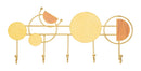 Appendiabiti da Muro Wednesday 47x4,8x21,7 cm in Metallo Multicolor      