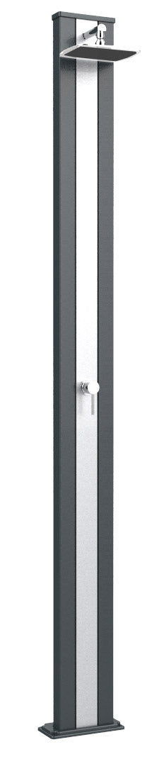 online Doccia Solare da Esterno Giardino 30L Miscelatore Arkema Spring S Fascia Inox Antracite