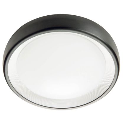 Lampada Plafoniera 13W a Led Smd Tonda Media Colore Grigio Grafite per Esterno Linea Loft Sovil sconto