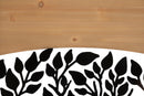 Pannello da Muro Arc Ferro e Wood Set 3pz 105x2x70 cm in Ferro e MDF Nero e Marrone      