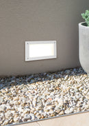 Applique da Esterno a Led in Alluminio Bianco Opaco