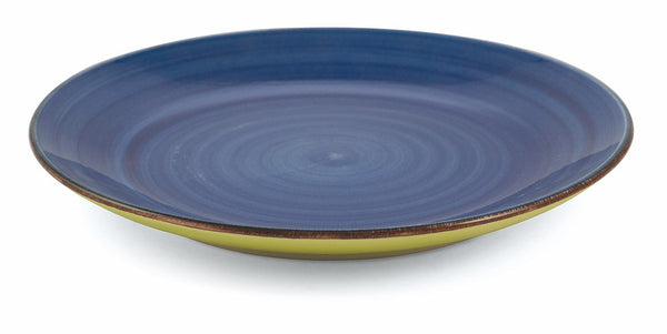 Set 6 Piatti Frutta Ø19x2,5 cm in Gres Villa d'Este Home Tivoli Baita Verde e Blu acquista
