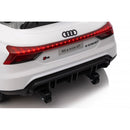 Macchina Elettrica per Bambini 12V Licenza Ufficiale Audi RS E-Tron GT con Telecomando Bianco
